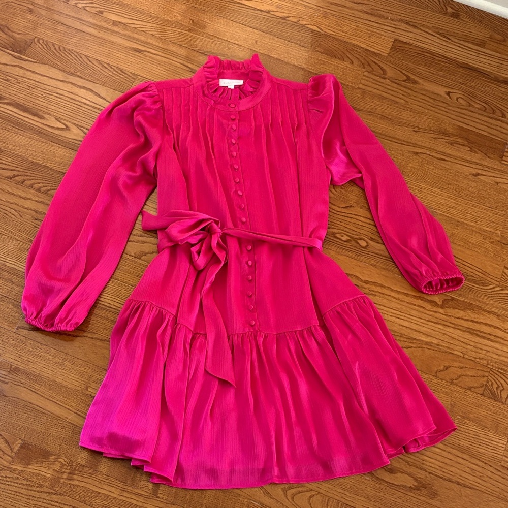 Sugarlips Pink Long Sleeve Dress